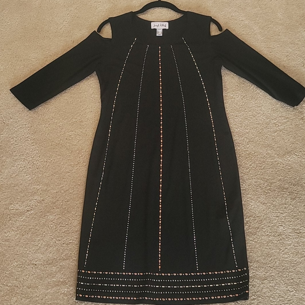 Joseph Ribkoff cold shoulder dress 8
